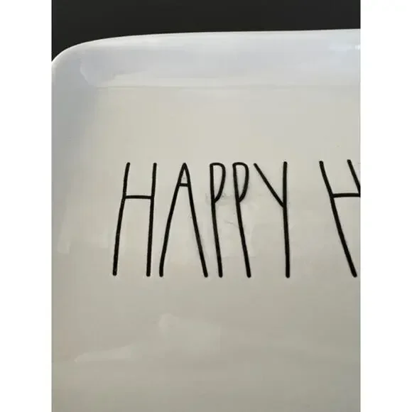 Rae Dunn 2017 Happy Halloween Platter - Picture 3 of 4